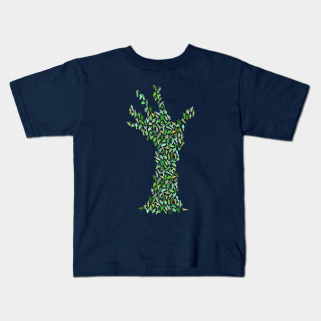 Severed Zombie Hands Kids T-Shirt by SpectreSparkC